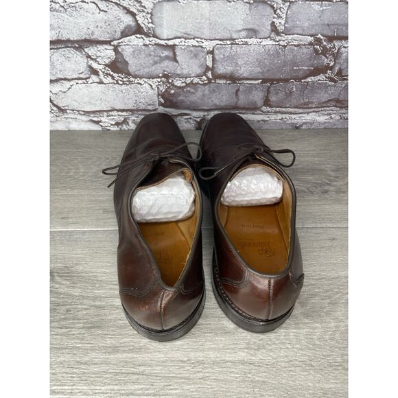 Allen Edmonds Burton Brown Leather Oxfords Dress Shoes Men Sz 10.5D US/44EU